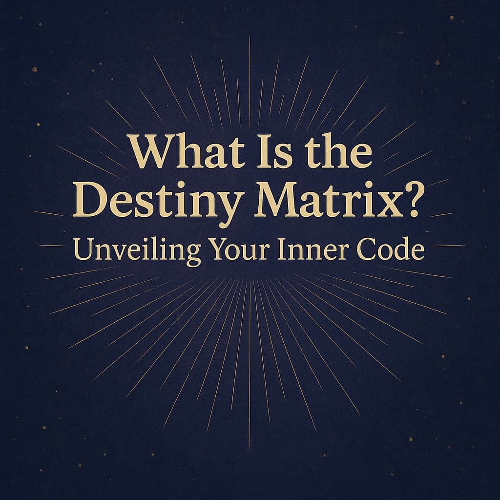What Is the Destiny Matrix? Unveiling Your Inner Code