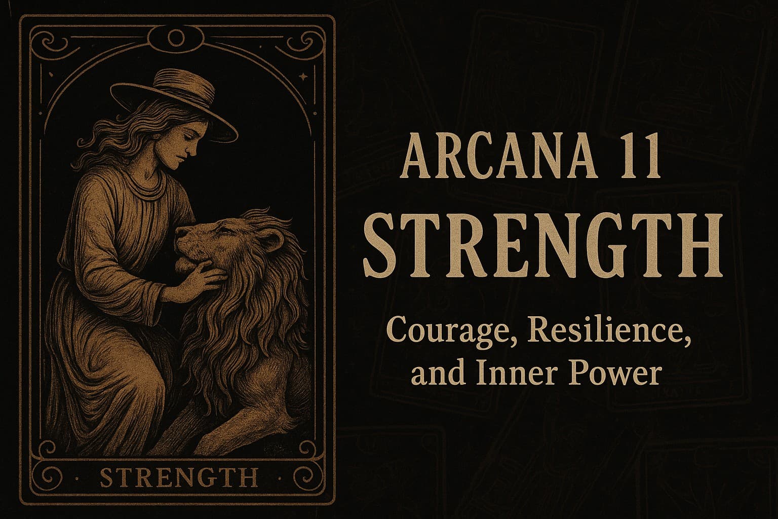 Arcana 11 - Strength - Courage, Resilience, and Inner Power