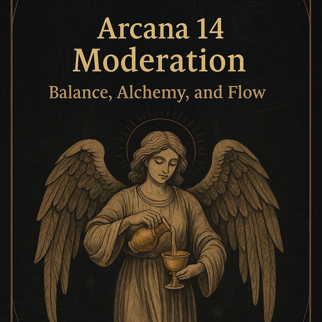 Arcana 14 - Moderation - Balance, Alchemy, and Flow