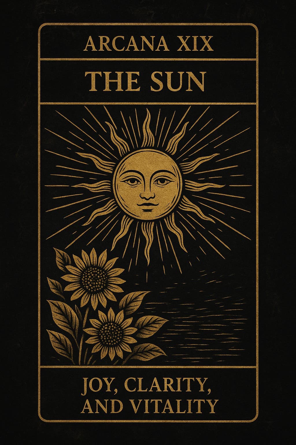 Arcana 19 - The Sun - Joy, Clarity, and Vitality