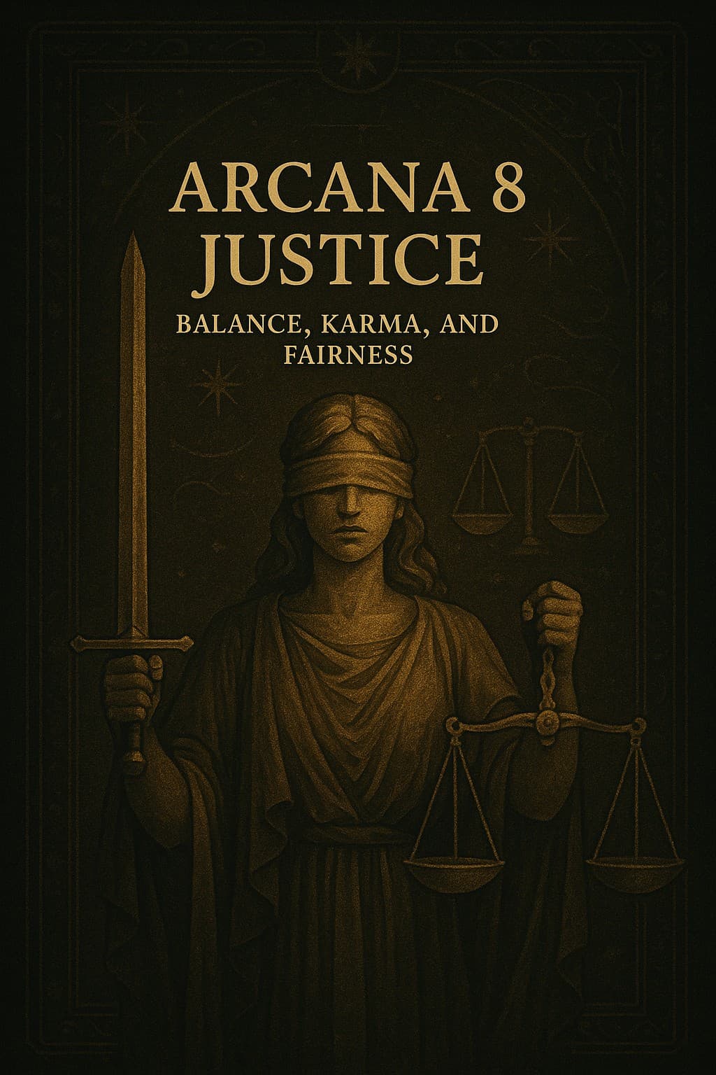 Arcana 8 - Justice - Balance, Karma, and Fairness